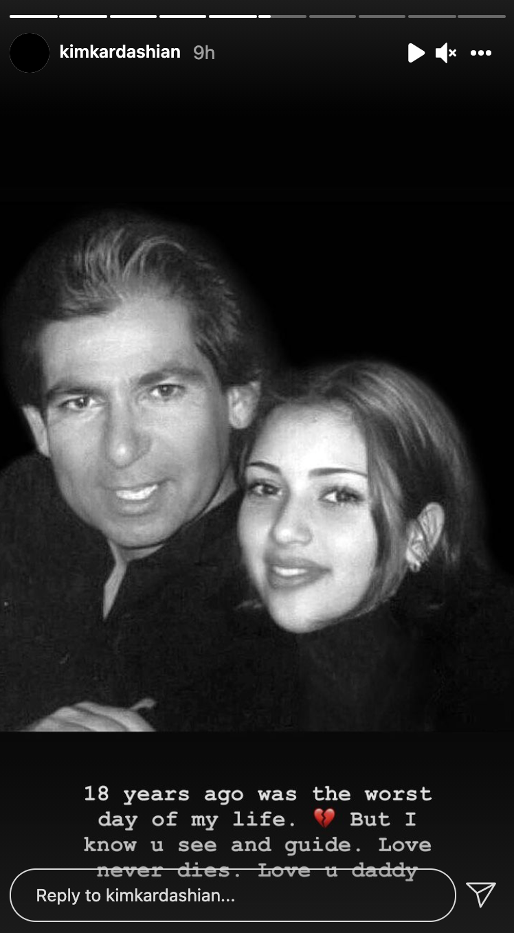 Kim Kardashian Remembers Her Father Robert Sr. on the 18th Anniversary ...